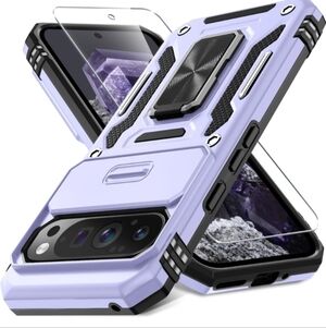 DEERLAMN Protective Cover Case for Google Pixel 9 Pro XL Light Purple (EUC)